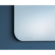 Tabuľa GLASSBOARD matná oblé rohy 90x120, modrá