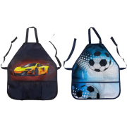 Detská zástera na maľovanie DONAU Chlapci - mix motívov 4ks