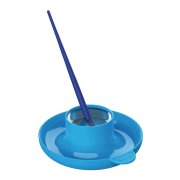 Pohár na vodu na maľovanie KEYROAD, modrý