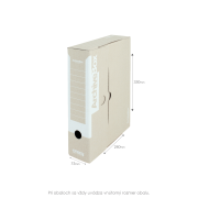 Archívny box EMBA TYP I/75/COL/W biely