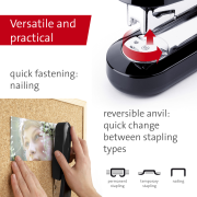 Zošívačka Novus B 4 čierna