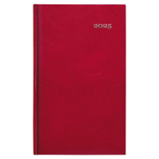 Diár Kronos týždenný vreckový červený 2025