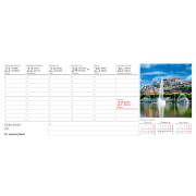 Stolový kalendár stĺpcový - Mestá Európy 2025