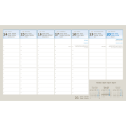 Stolový kalendár stĺpcový - Manager Europe 2025