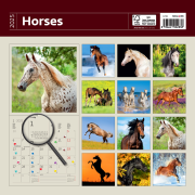 Nástenný kalendár Horses 30 x 30 cm 2025