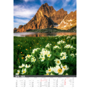 Nástenný kalendár Tatry 31,5 x 45 cm 2025