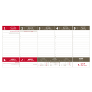 Stolový kalendár stĺpcový - TOP manager 2025