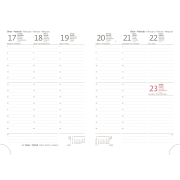 Diár Print classic týždenný A5 14,3x20,5cm zelený 2025