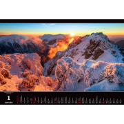 Nástenný kalendár Slovakia Panorama 48,5 x 33,4 cm 2025