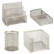 Malá súprava drôtených stojanov Sakota strieborná