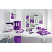 Zásuvkový box Leitz WOW purpurový