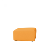 Taburet Rubico Square, 62x75x40cm, látka BN2 oranžová