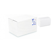 Papierové servítky 2-vrstvové 21x16,5cm biele (9000 ks)