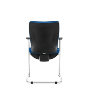 Konferenčná stolička Gala modrá D4
