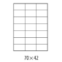 Etikety univerzálne 70x42mm Agipa A4 100 hárkov
