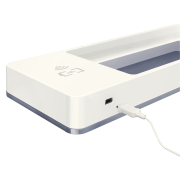 Stolový organizér s bezdrôtovým nabíjaním Leitz WOW sivá