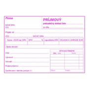 Príjmový pokl. doklad A6-novinový papier