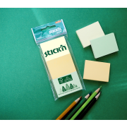 Samolepiaci bloček, 38x51 mm, mix pastelových farieb, 3x100 lístkov