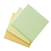 Samolepiaci bloček 76x76mm mix pastelových farieb 3x50 lístkov