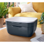 Zásuvkový box Leitz Cosy zamatový šedý