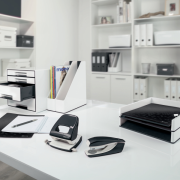 Elektrická zošívačka Leitz New NeXXt WOW 5566 čierna