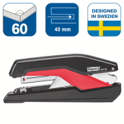 Zošívačka Rapid Supreme Omnipress SO60 čierna/červená