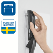 Zošívačka Rapid F30 s plochým zošívaním čierna