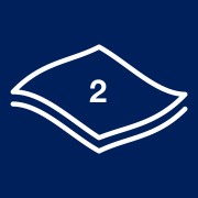 Kuchynské utierky 2-vrst. v rolke TORK Premium biele, návin 15,4 m (2 ks)