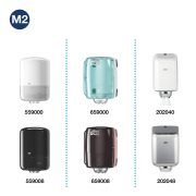 Papierové utierky v rolke 2-vrstv. TORK Plus 420 biele M2, návin 125 m (6 ks)