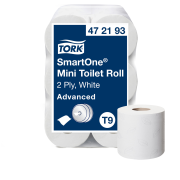 Toaletný papier 2-vrstv. TORK SmartOne Mini biely T9 (12 ks)