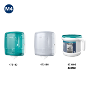 Papierové utierky v rolke 1-vrstv. TORK Reflex biele M4, návin 300 m (6 ks)