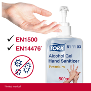 Tork dezinfekčný gél na ruky s pumpičkou 500ml