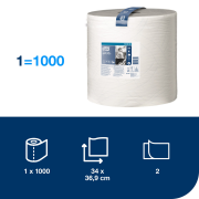 Papierová utierka v rolke 2-vrstv. TORK Advanced 430 Performance biela W1 (1ks)