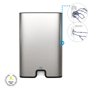 Zásobník na papierové utierky Multifold Tork Xpress® nerez H2