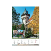 Nástenný kalendár Spoznávame Slovensko 2025