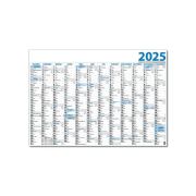 Plánovací kalendár 1-listový 86 x 60 cm 2025