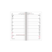 Diár vreckový Torino dvojtýždňový 8,5 x 15,4cm modrý 2025