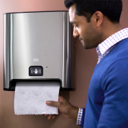 Zásobník na papierové utierky TORK Matic Aluminium so senzorom H1