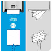 Zásobník na papierové utierky TORK Matic Aluminium so senzorom H1