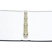 Zakladač 4-krúžkový DONAU poloplastový 3,5cm žltý