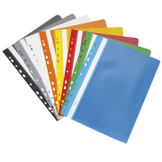 Rýchloviazač PVC s eurodierovaním DONAU lesklý biely