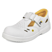 Sandále bezpečnostné RAVEN MF ESD S1 SRC, biele, veľ. 44