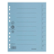 Register papierový A4 1-10 strihací modrý