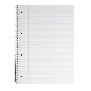 Blok College Format Werk Ursus Green A4 80 listov linajkový 70g recyklovaný