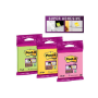 Samolepiaci bloček Post-it Super Sticky 76x76 mix farieb 75l