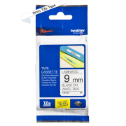 Samolepiaca páska Brother TZe-221 9 mm biela/čierna