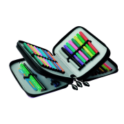 Peračník KEYROAD plný 2 zipsový plný mix farieb
