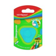 Strúhadlo KEYROAD plastové s dvomi otvorm blister mix farieb